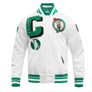 Boston Celtics Mashup Classic Rib Satin Jacket