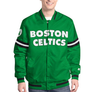Boston Celtics Scout Varsity Satin Jacket