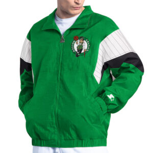 Boston Celtics Yard Line Kelly Green Full-Zip Jacket