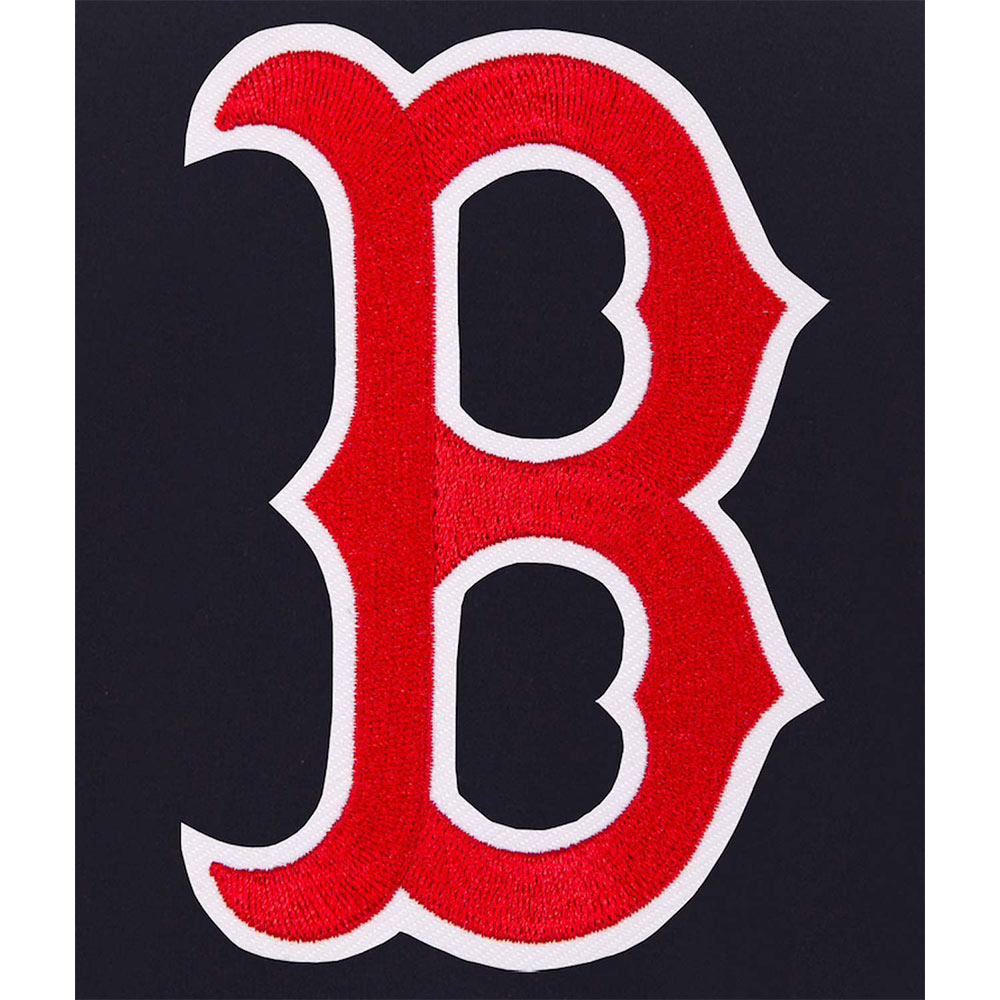 Boston Red Sox Navy and White Varsity Jacket - Image 5