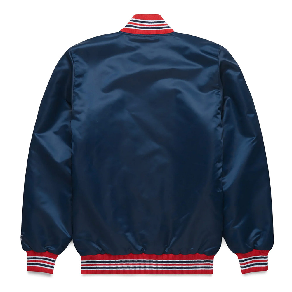 Boston Red Sox Classic Navy Satin Jacket - Image 2