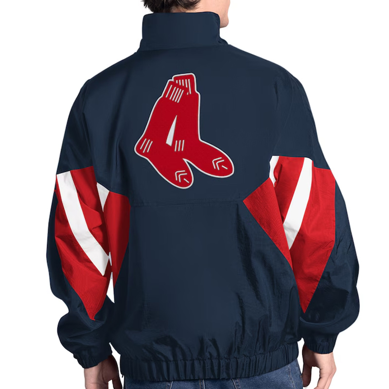 Boston Red Sox Cooperstown Chief Navy Half-Zip Pullover - Image 2