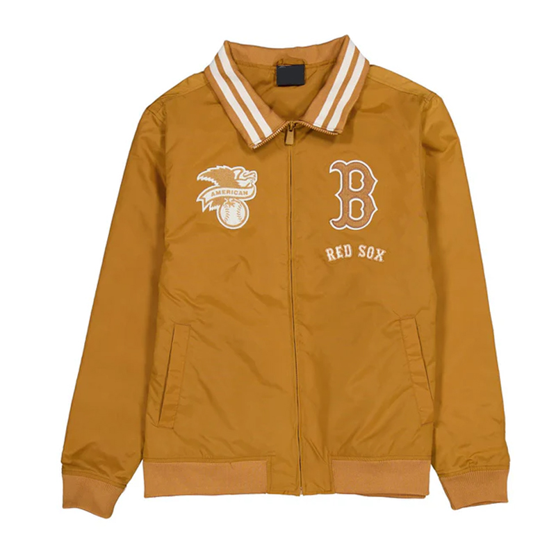 Boston Red Sox Logo Select Light Bronze Jacket