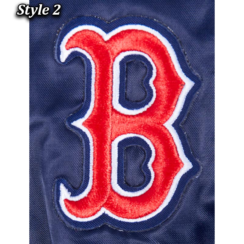 Boston Red Sox Mashup Classic Rib Satin Jacket - Image 11