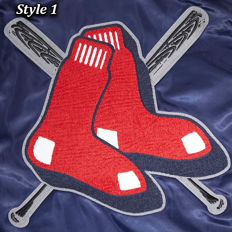 Boston Red Sox Mashup Classic Rib Satin Jacket - Image 15