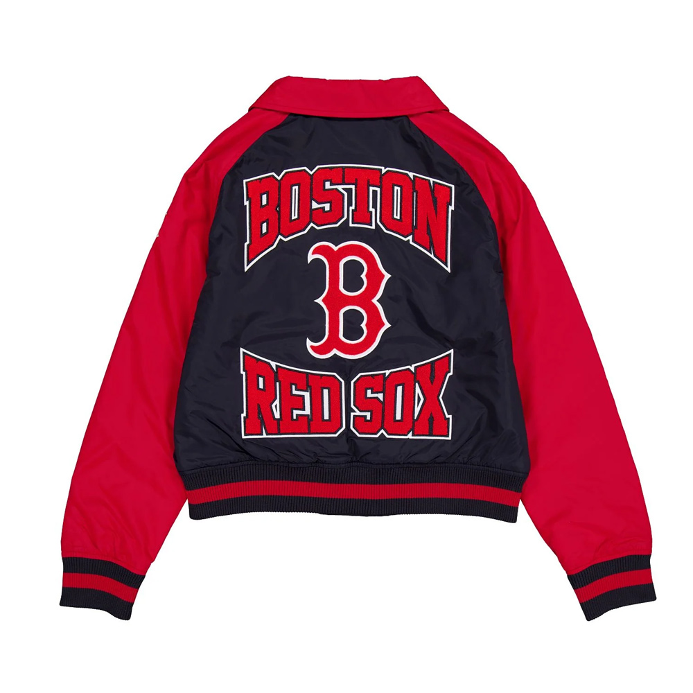 Boston Red Sox Navy and Red Throwback Jacket - Image 2