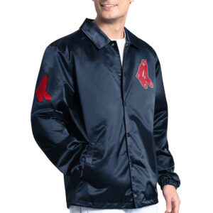 Boston Red Sox Point Man Coaches Navy Jacket