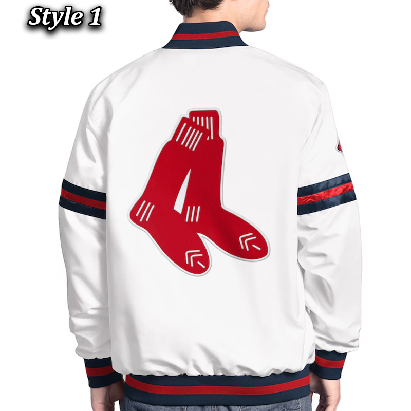 Boston Red Sox Scout Varsity Satin Jacket - Image 3