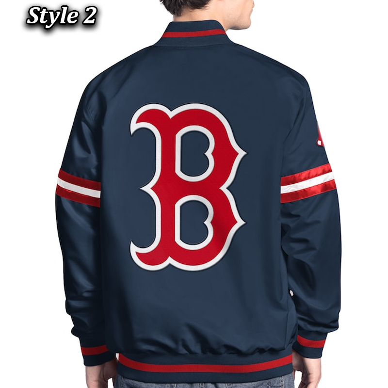 Boston Red Sox Scout Varsity Satin Jacket - Image 4