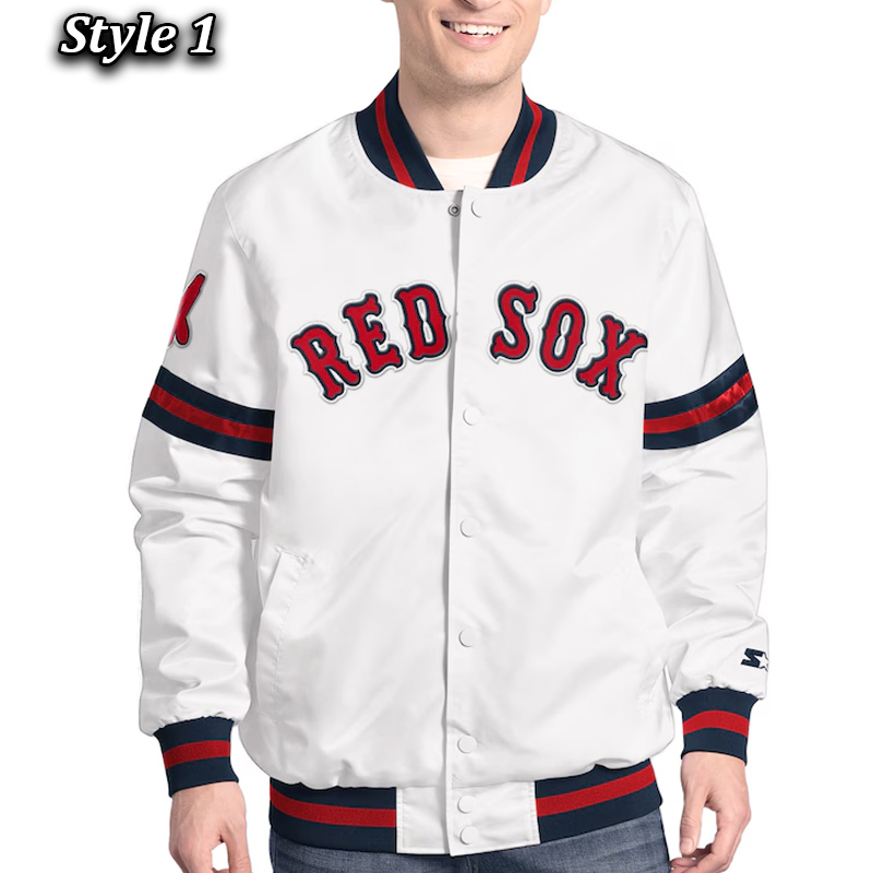 Boston Red Sox Scout Varsity Satin Jacket