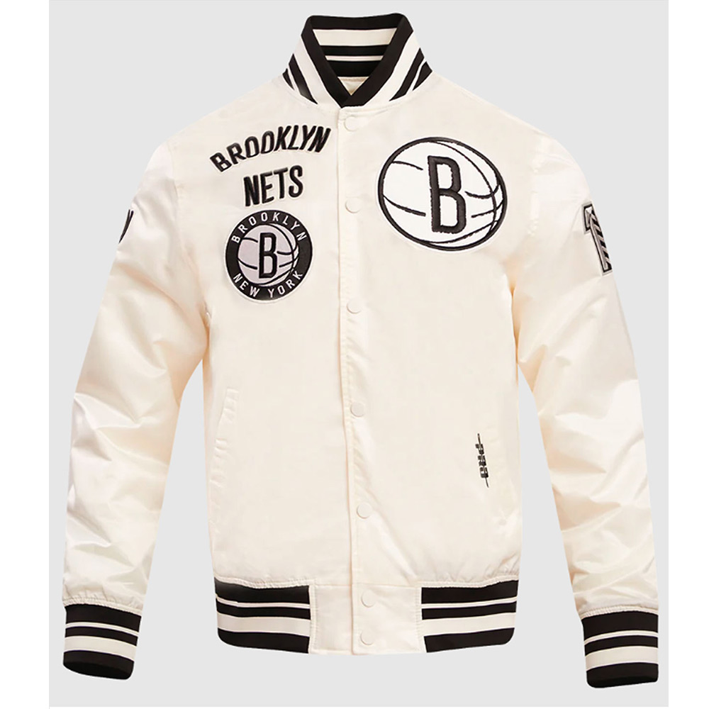 Brooklyn Nets Retro Classic Rib Jacket