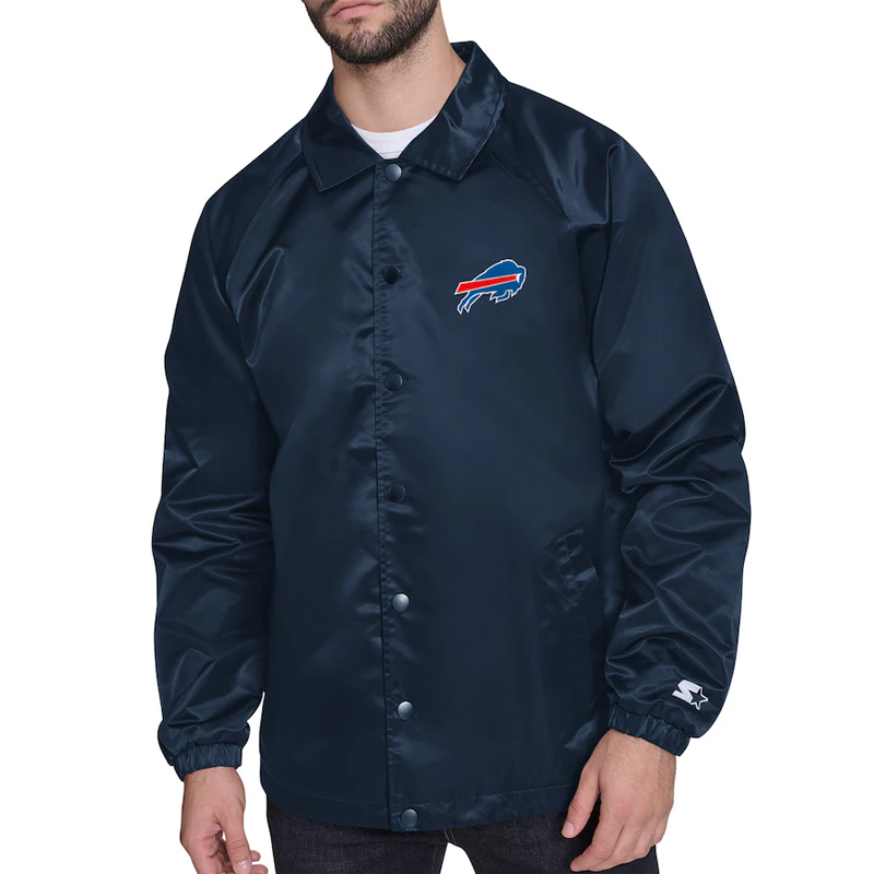 Buffalo Bills Retro Logo Coaches Jacket