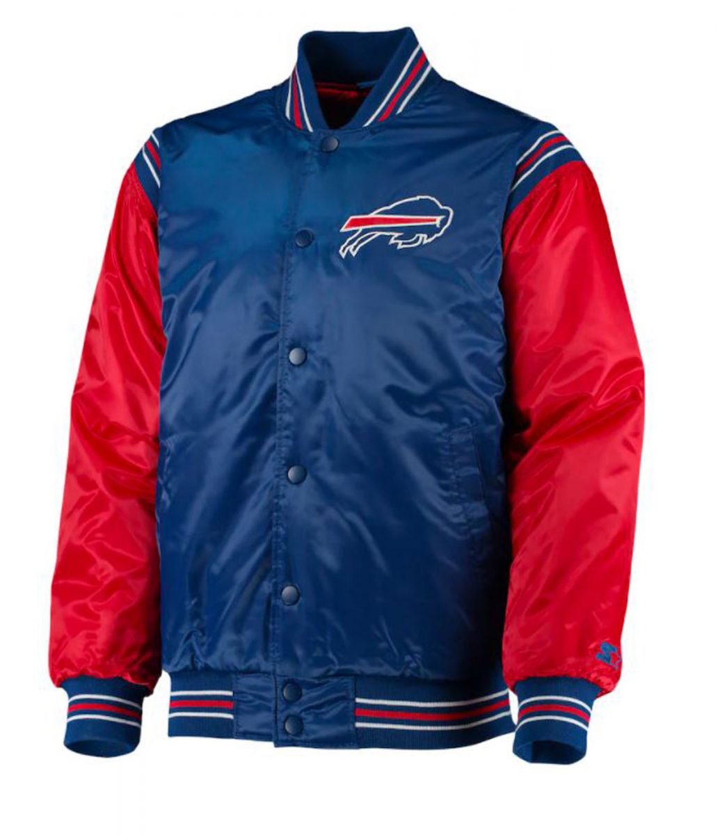 Varsity Buffalo Bills Blue and Red Starter Jacket