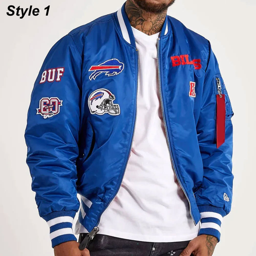 Buffalo Bills Bomber MA-1 Jacket - Image 3