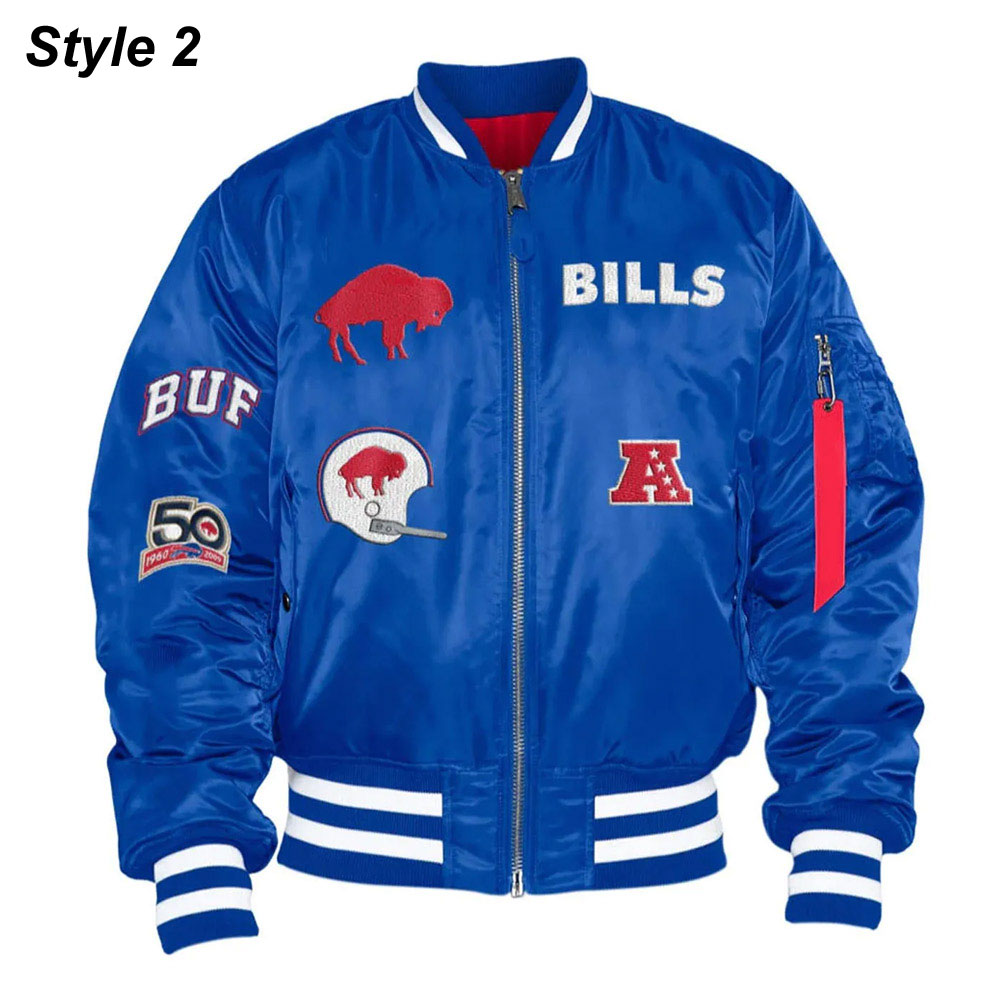 Buffalo Bills Bomber MA-1 Jacket - Image 2