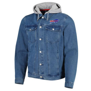 Buffalo Bills Mafia Denim Hooded Jacket