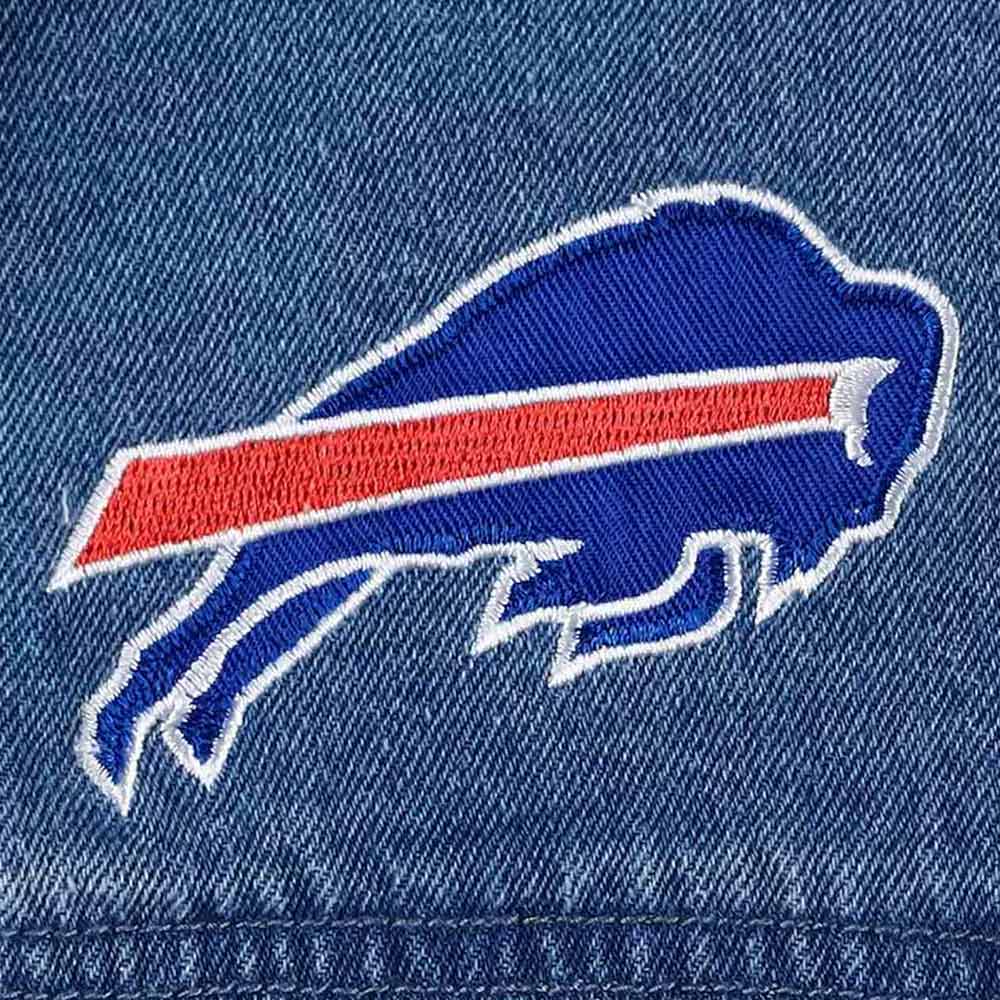 Buffalo Bills Mafia Denim Hooded Jacket - Image 4