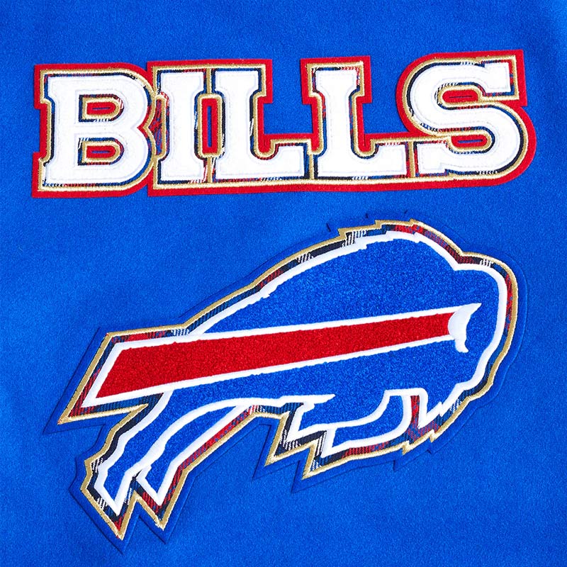 Buffalo Bills Prep Varsity Wool/Leather Jacket - Image 10