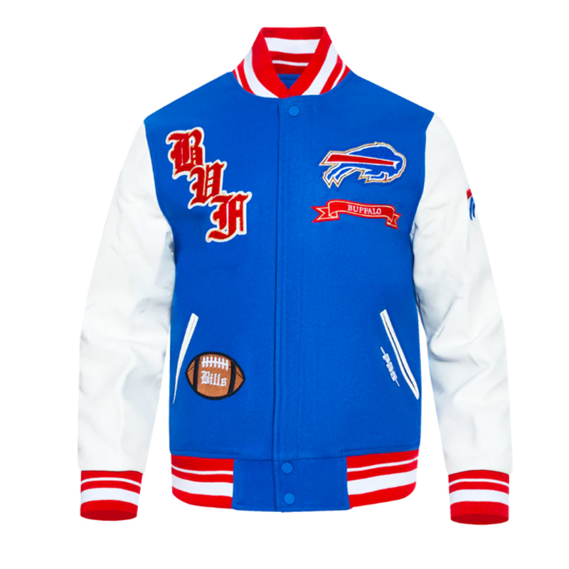 Buffalo Bills Prep Varsity Wool/Leather Jacket