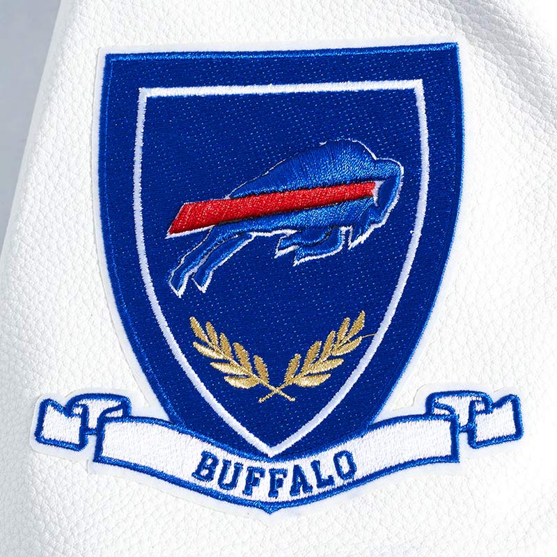 Buffalo Bills Prep Varsity Wool/Leather Jacket - Image 8