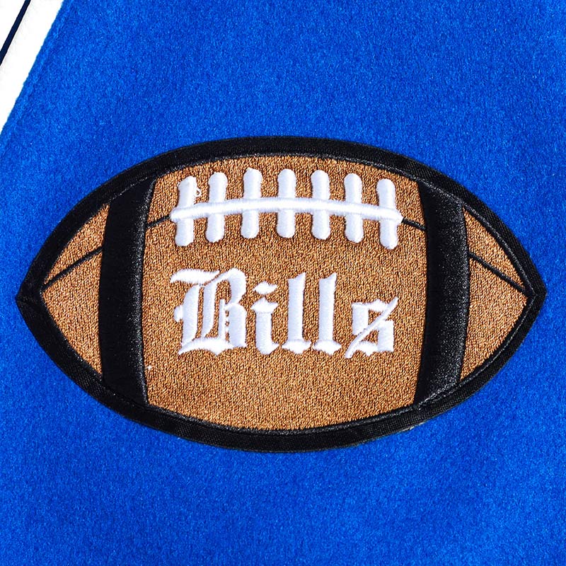 Buffalo Bills Prep Varsity Wool/Leather Jacket - Image 7