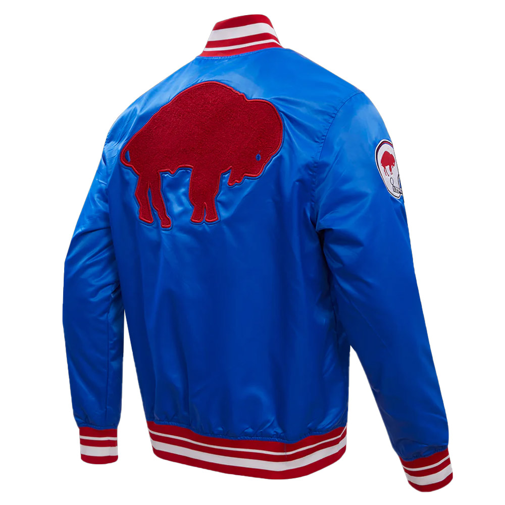 Buffalo Bills Retro Classic Rib Jacket - Image 8