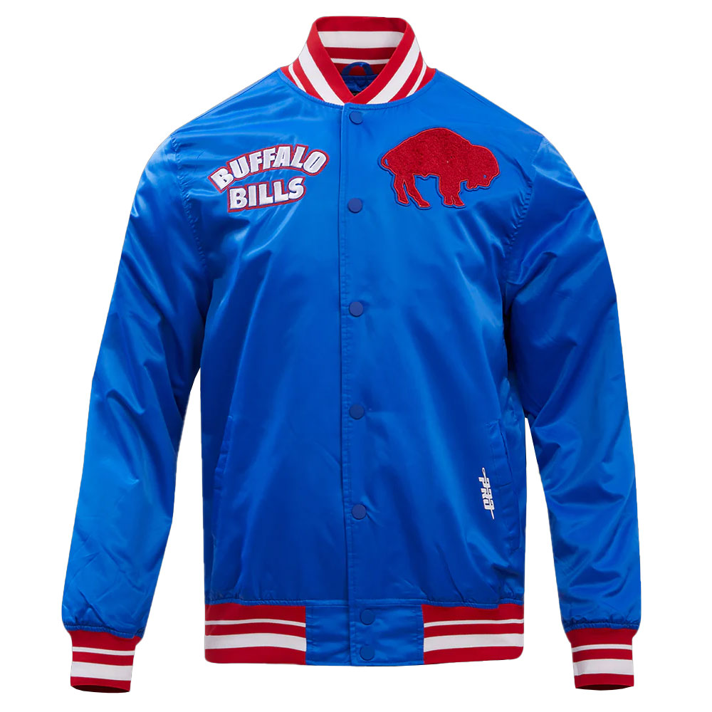 Buffalo Bills Retro Classic Rib Jacket - Image 2