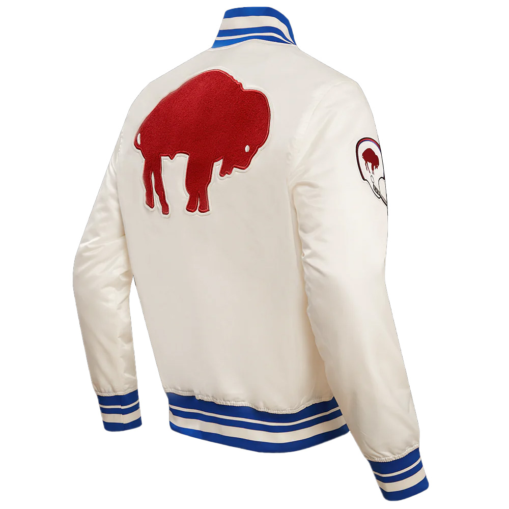Buffalo Bills Retro Classic Rib Jacket - Image 7