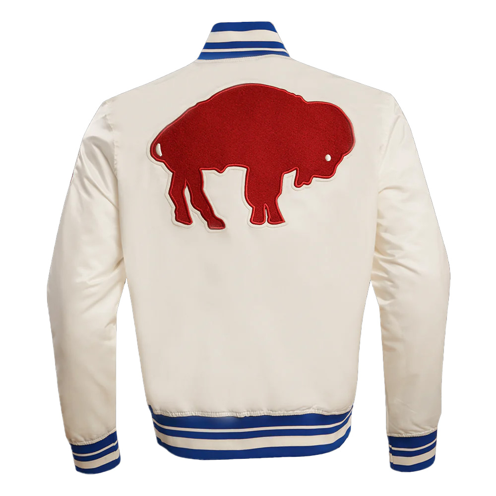 Buffalo Bills Retro Classic Rib Jacket - Image 3