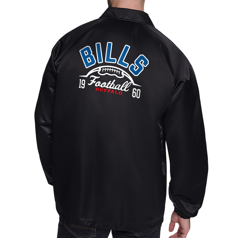 Buffalo Bills Retro Logo Coaches Jacket - Image 5