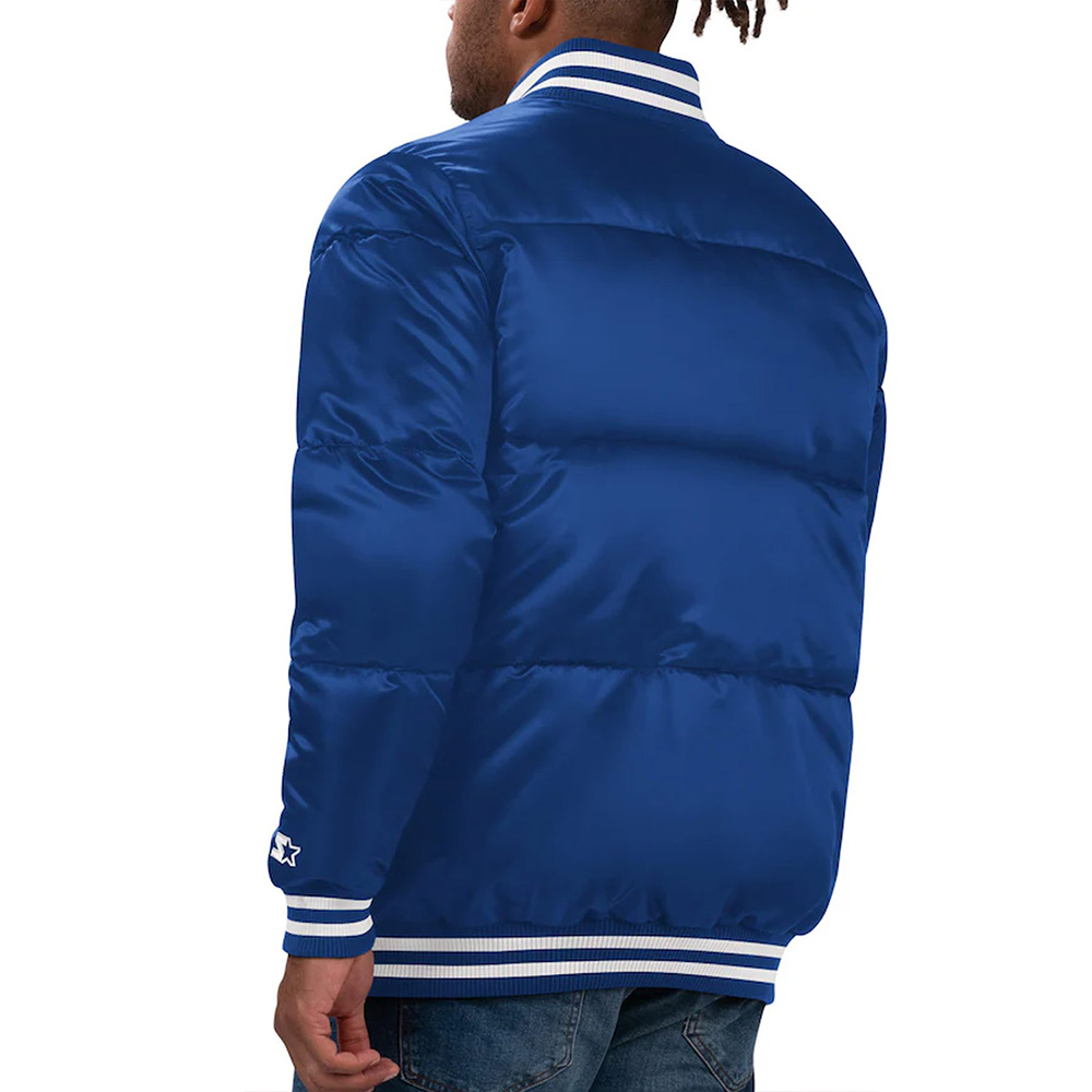 Buffalo Bills Royal Bubble Puffer Jacket - Image 2