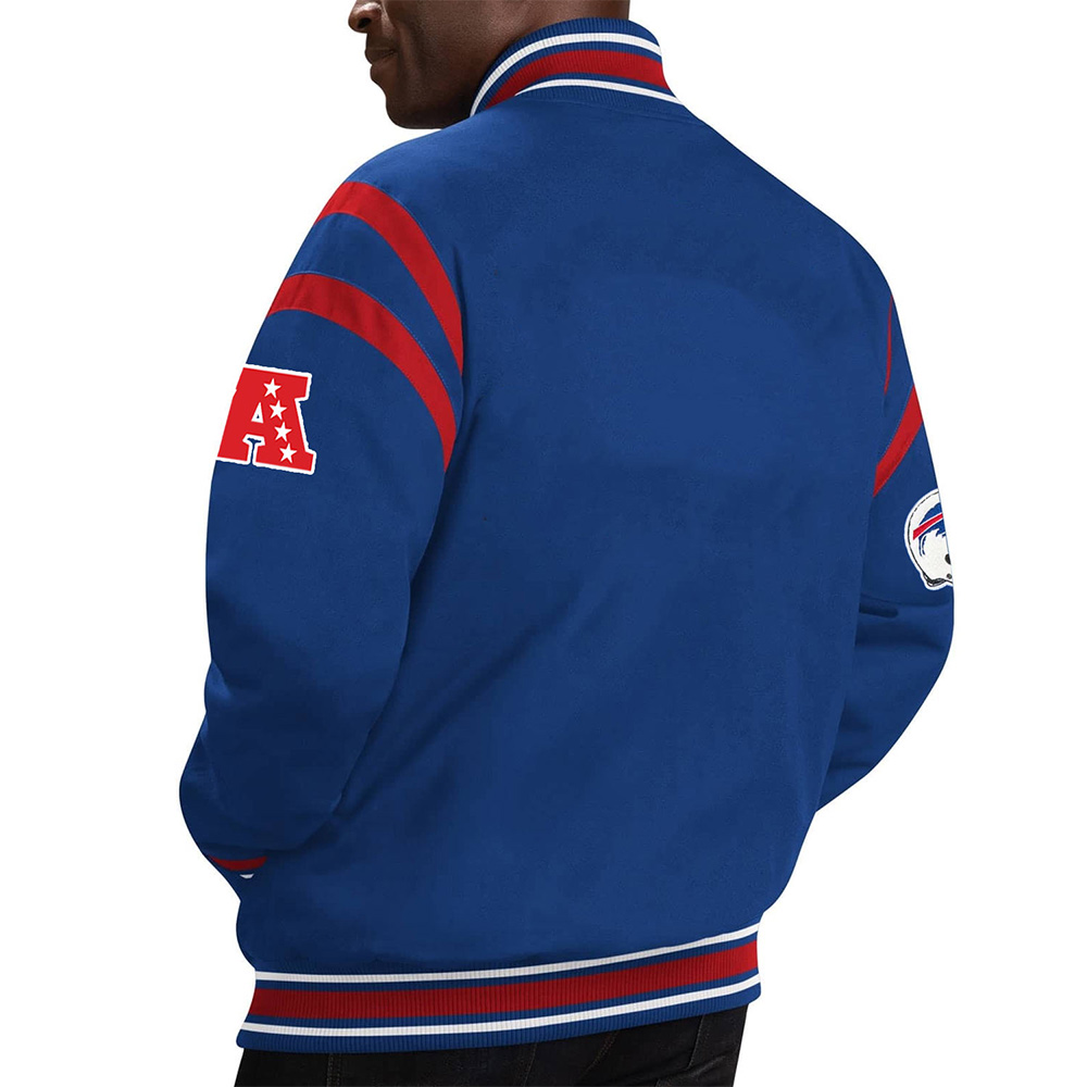Buffalo Bills Tailback Blue Varsity Jacket - Image 2