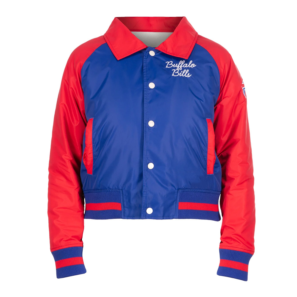 Buffalo Bills Royal and Red Throwback Jacket