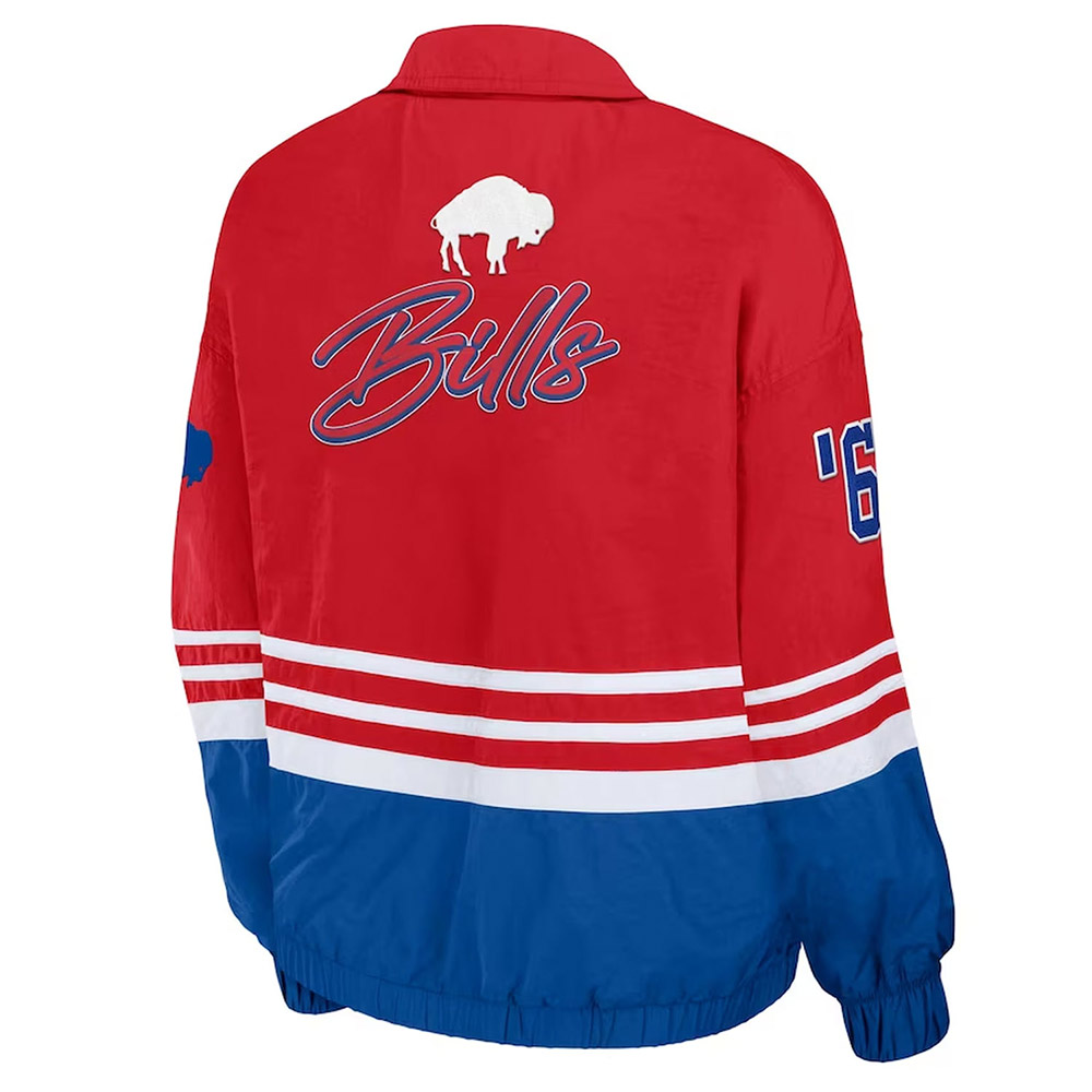 Buffalo Bills Throwback Windbreaker Jacket - Image 2