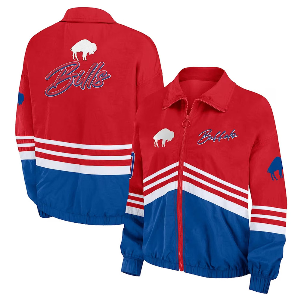 Buffalo Bills Throwback Windbreaker Jacket - Image 3