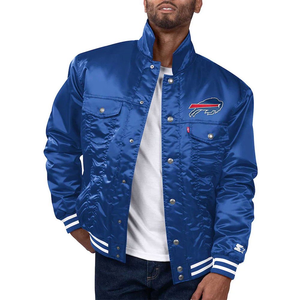 Buffalo Bills Silver Tab Trucker Jacket