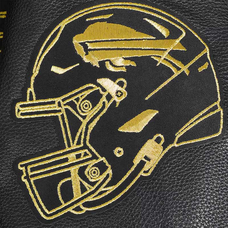 Buffalo Bills Full-Zip Black Varsity Jacket - Image 5