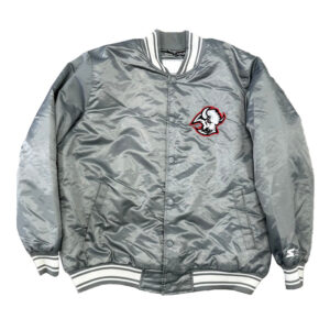 Buffalo Sabres Gray Bomber Satin Jacket