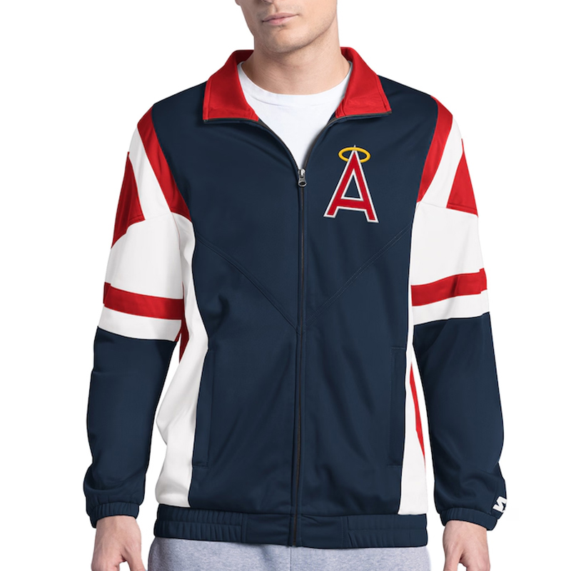 Contender Tricot California Angels Track Jacket