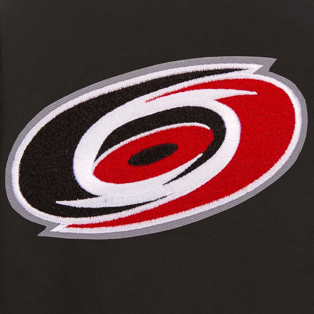 Carolina Hurricanes Black Poly-Twill Jacket - Image 3