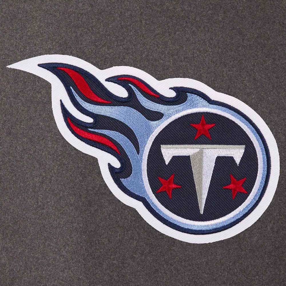 Charcoal/Navy Tennessee Titans Varsity Jacket - Image 3