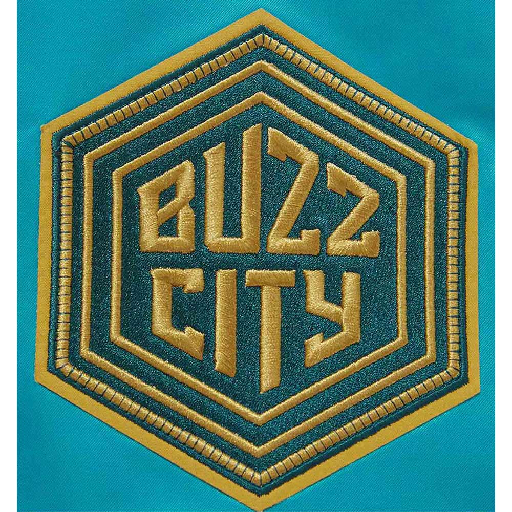Charlotte Hornets 2023/24 City Edition Teal Satin Jacket - Image 4