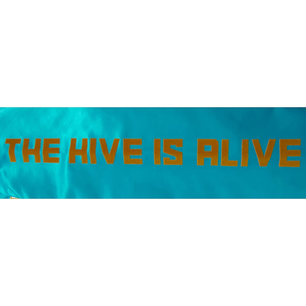 Charlotte Hornets 2023/24 City Edition Teal Satin Jacket - Image 6