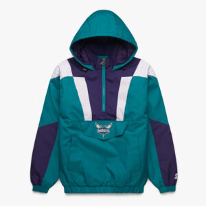 Charlotte Hornets Pullover Half-Zip Jacket
