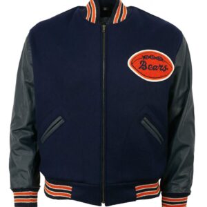Varsity 1958 Chicago Bears Navy Blue Jacket