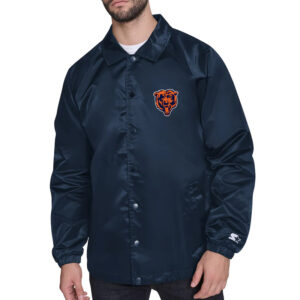 Chicago Bears Retro Logo Coaches Jacket