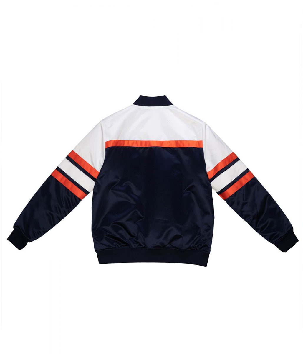 Special Script Chicago Bears Varsity Heavyweight Satin Jacket - Image 2