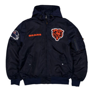 Chicago Bears Historic L-2B Hooded Bomber Jacket