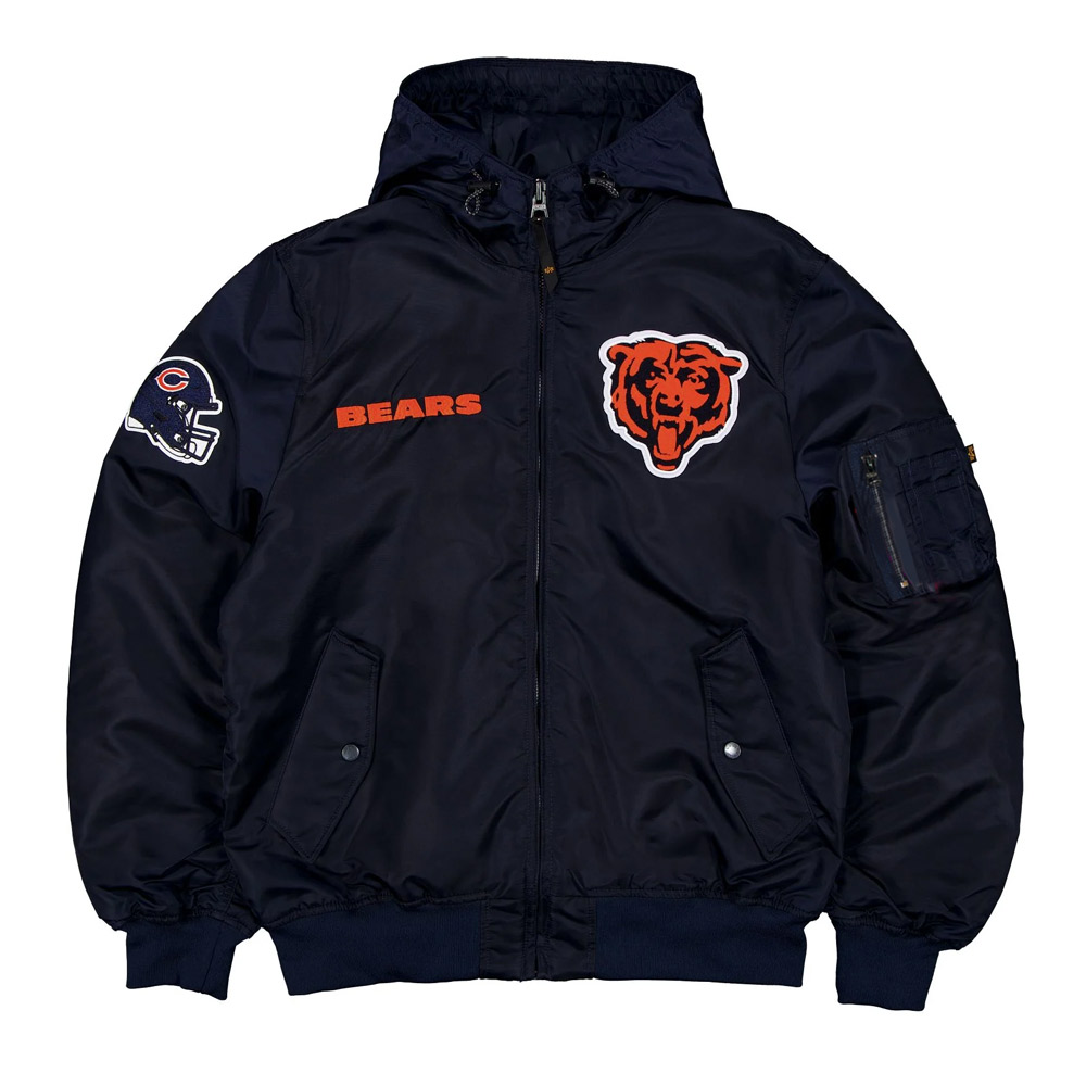 Chicago Bears Historic L-2B Hooded Bomber Jacket
