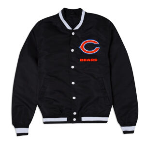 Chicago Bears Logo Select Black Jacket